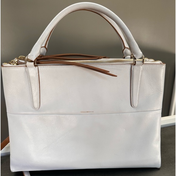 Coach Borough edgepaint bag & wallet White camel - Picture 2 of 11
